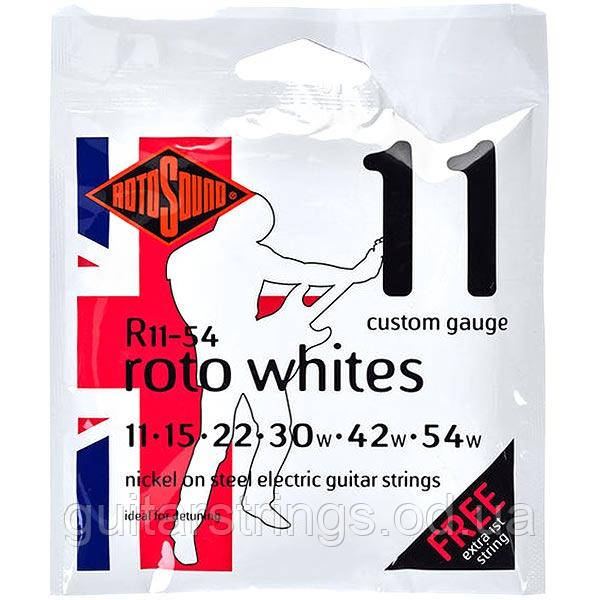 Струны Rotosound R11-54 Roto Whites 11-54