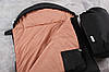 Туристичний спальний мішок Чорний (до -2). Спальник туристичний для походу весна та осінь, фото 6
