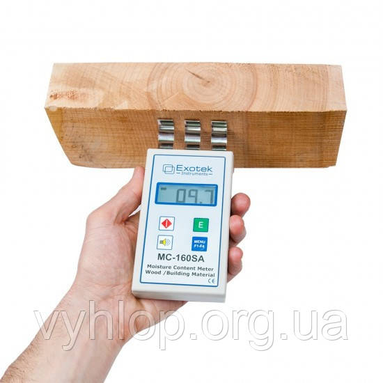 Профессиональный влагомер древесины, стройматериалов Exotek MC-160SA - фото 4 - id-p1376906155