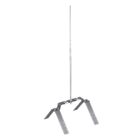 Блискавкоприймач на кутовий гребінь даху L1500 M14/2, артикул 414 023