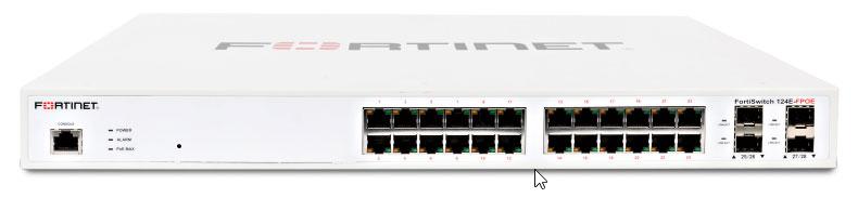 FortiSwitch 124E Комутатори захищеного доступу Fortinet