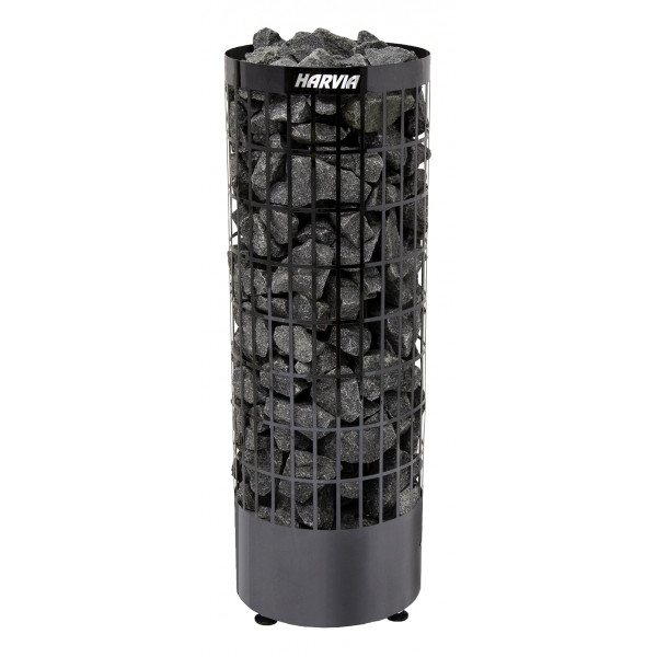 Електрокам'янка Harvia Cilindro PC 90 E black steel, фото 1