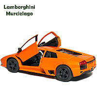 Машинка игрушечная Lamborghini Murcielago LP640 Kinsmart KT5317W (Оранжевая)