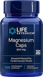 Магній Life Extension Magnesium Caps 500 mg 100 капсул