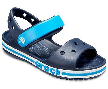 Сандалі дитячі на хлопчика Crocs Bayaband Sandal Navy Темно-синій