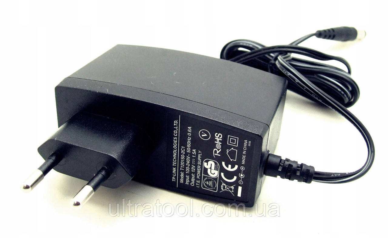 Блок живлення для роутера TP-link DC 12v 1.5a (штекер 5.5/2.1 мм) original