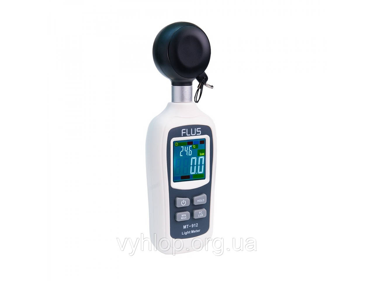 Міні люксметр термометр MT-912 FLUS кольоровим дисплеєм