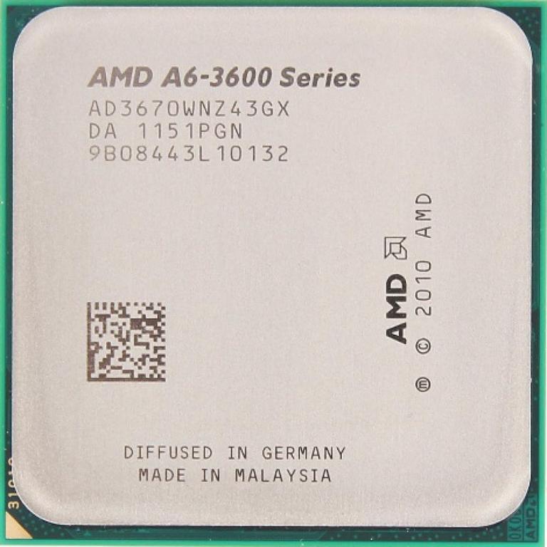 Процесор AMD A6-3670K AD3670WNZ43GX sFm1