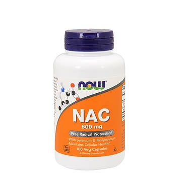 Антиоксидант - Now Foods NAC 600 mg /100 caps