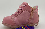 Черевики для дівчинки 14.5см з шкіряною ортопед устілкою, фото 3