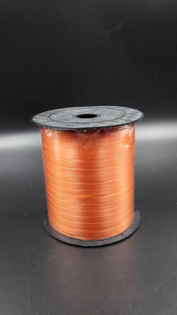 Стрічка для повітряних куль і подарунків, оранжевий колір, 300 м, фото 1