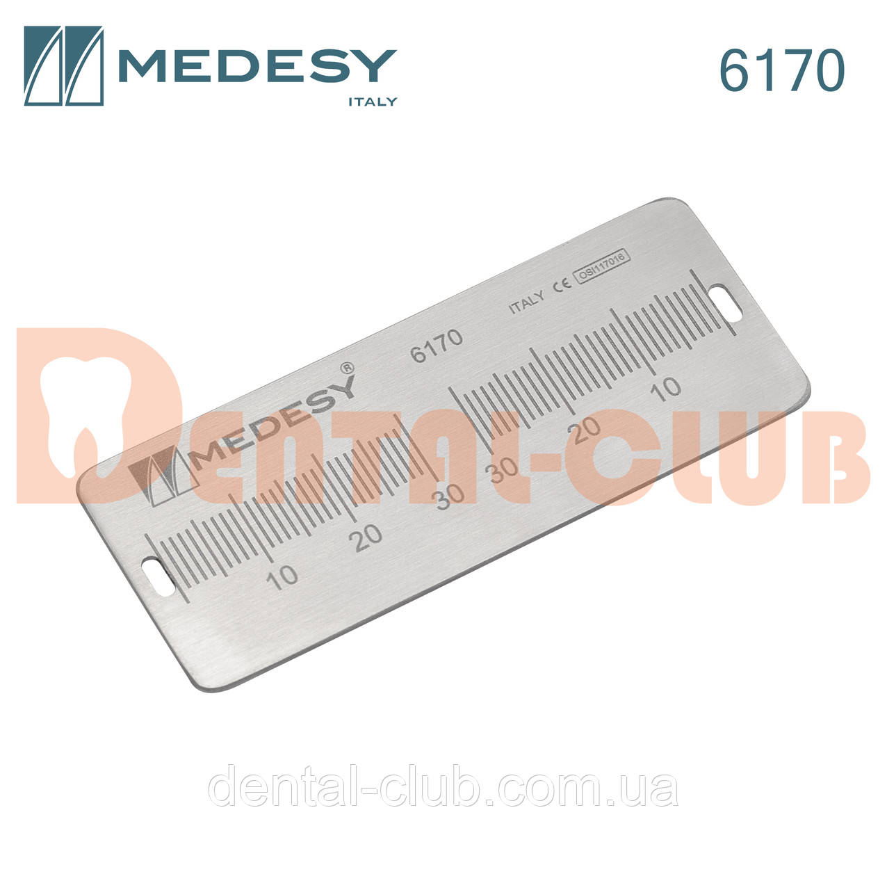 Ендолінійка INOX 75*30 мм, 6170 (Medesy), фото 1