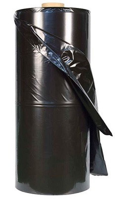 Плівка для мульчування Планета пластик Чорний 40мкр 1.20х500 м Мульчувальна плівка Чорна плівка для полуниці