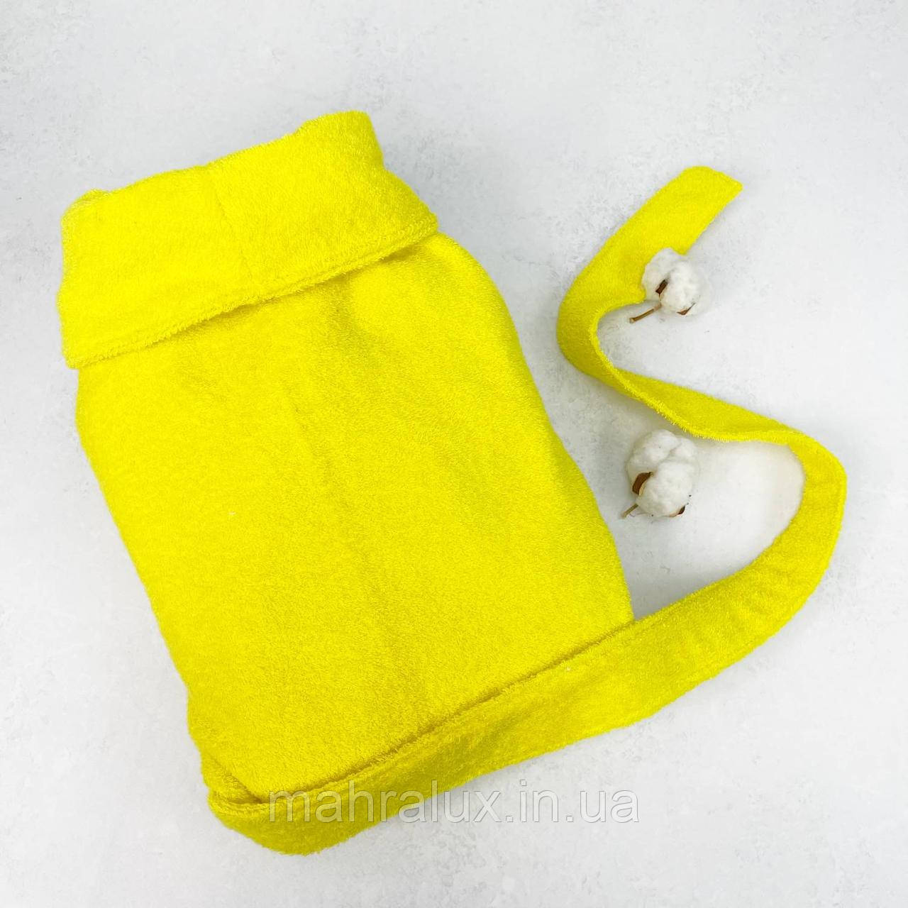 Домашній халат махровий "Жовта канарка", фото 1