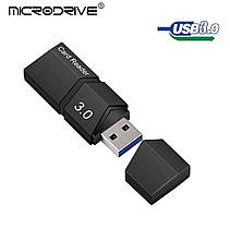 Кардрідер MICRODRIVE Micro SD USB 3.0 чорний, фото 4