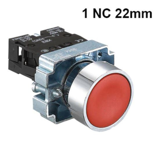 Кнопка управління XB2-BA42 червона  "Стоп"
