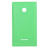 Задняя крышка для Microsoft (Nokia) 435 Lumia Dual Sim, 532 (RM-1069), зеленая