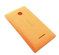 Задня кришка для Microsoft (Nokia) 435 Lumia Dual Sim, 532 (RM-1069), помаранчева