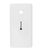 Задняя крышка для Microsoft (Nokia) 535 Lumia Dual Sim (RM-1090), белая