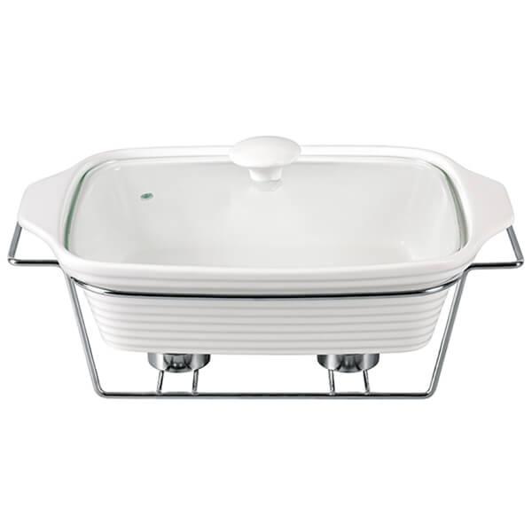Білий прямокутний марміт MAESTRO 1.2 л 28,75 см 11160-73