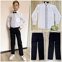 Чорні штани джинси для хлопчика 9-10 років