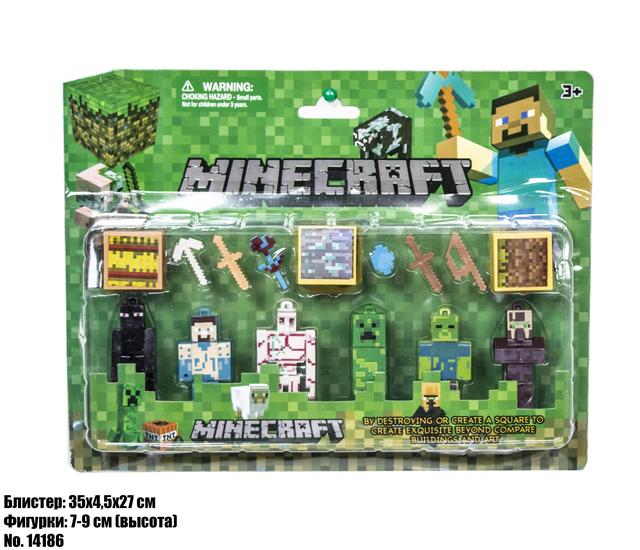 Фігурки Minecraft в блістері 14186 Фігурки Minecraft в блістері 14186