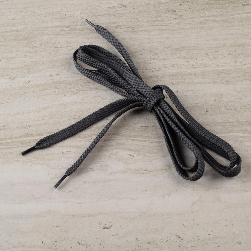 Шнурки взуттєві 1 пара 100см сірі темні (56274.002)