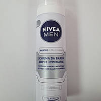 Восстанавливающая пена для бритья Nivea Men против микроповреждений, для чувствительной кожи, мужская, 200 мл