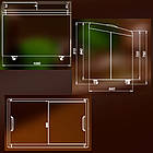 Морозильна камера 300 л 4 кошика, з випуклим склом STORМ   -18…-25°С, морозильний ларь торговий, фото 8