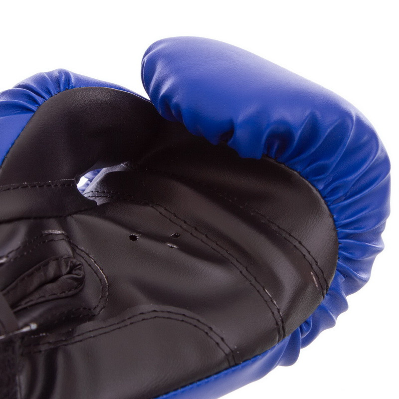 Перчатки для бокса и единоборств Boxer Элит 2022 Blue-Black 14 унций - фото 4 - id-p1377028457