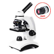 Мікроскоп монокулярний у комплекті з камерою 2MP SIGETA BIONIC DIGITAL 64x-640x, фото 3