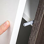 Вітрина висока CROSS ASM MEBLE білий/перла в'яз/білий глянець, фото 7