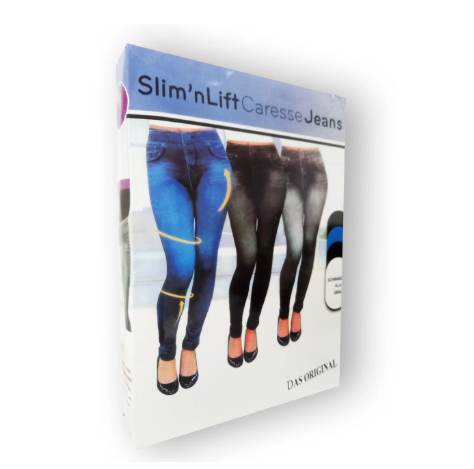 Джеггінси Slim'n Lift Caresse Jeans Сірий Розмір L/XL (KG-2010)