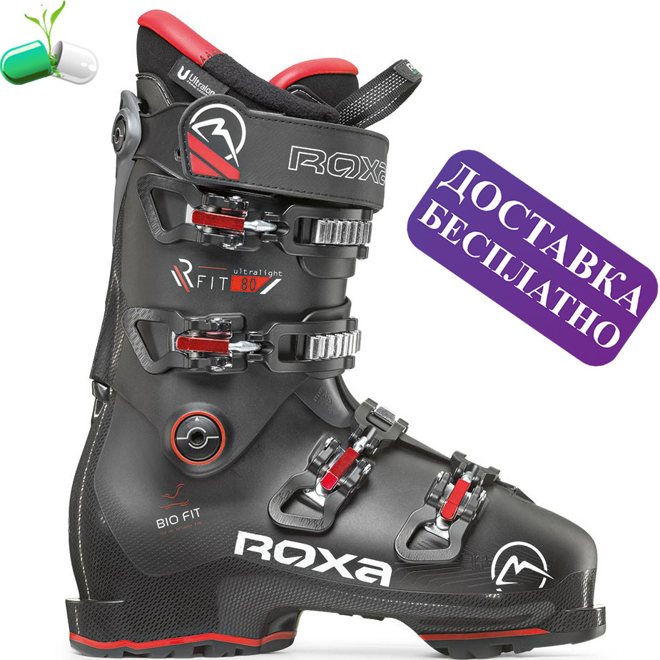 Лижні черевики ROXA RFit 80 (black / black / red), фото 1