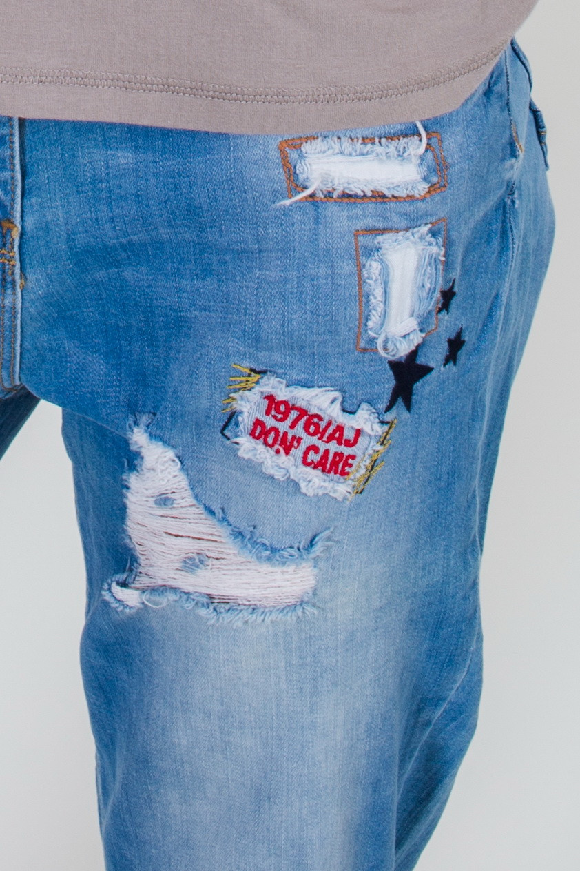 Світлі тонкі дитячі джинси для дівчинки AYUYGI Туреччина 9033 Блакитний.Топ!