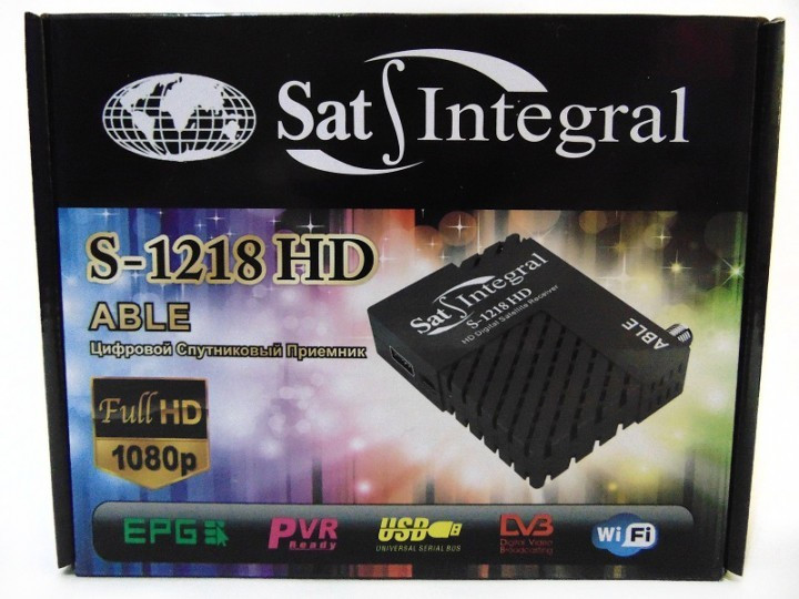 Супутниковий Full HD ресивер Sat-Integral S-1218 HD ABLE
