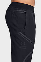 Чоловічі чорні спортивні штани UA FLEX WOVEN Under Armour,S, 1352026-001