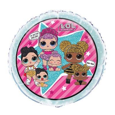 UN 18" LOL Surprise Foil Balloon Packaged. Куля фольгована Ляльки ЛОЛ — В УП