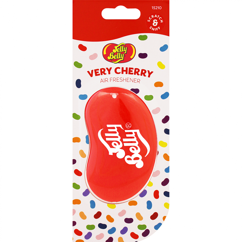 Ароматизатор для авто Супер Вишня 3D Jelly Belly Very Cherry, 18г