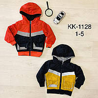 Куртка двусторонняя для мальчиков со светоотражающими элиментами, S&D, 1,3,4,5 лет, № KK-1128