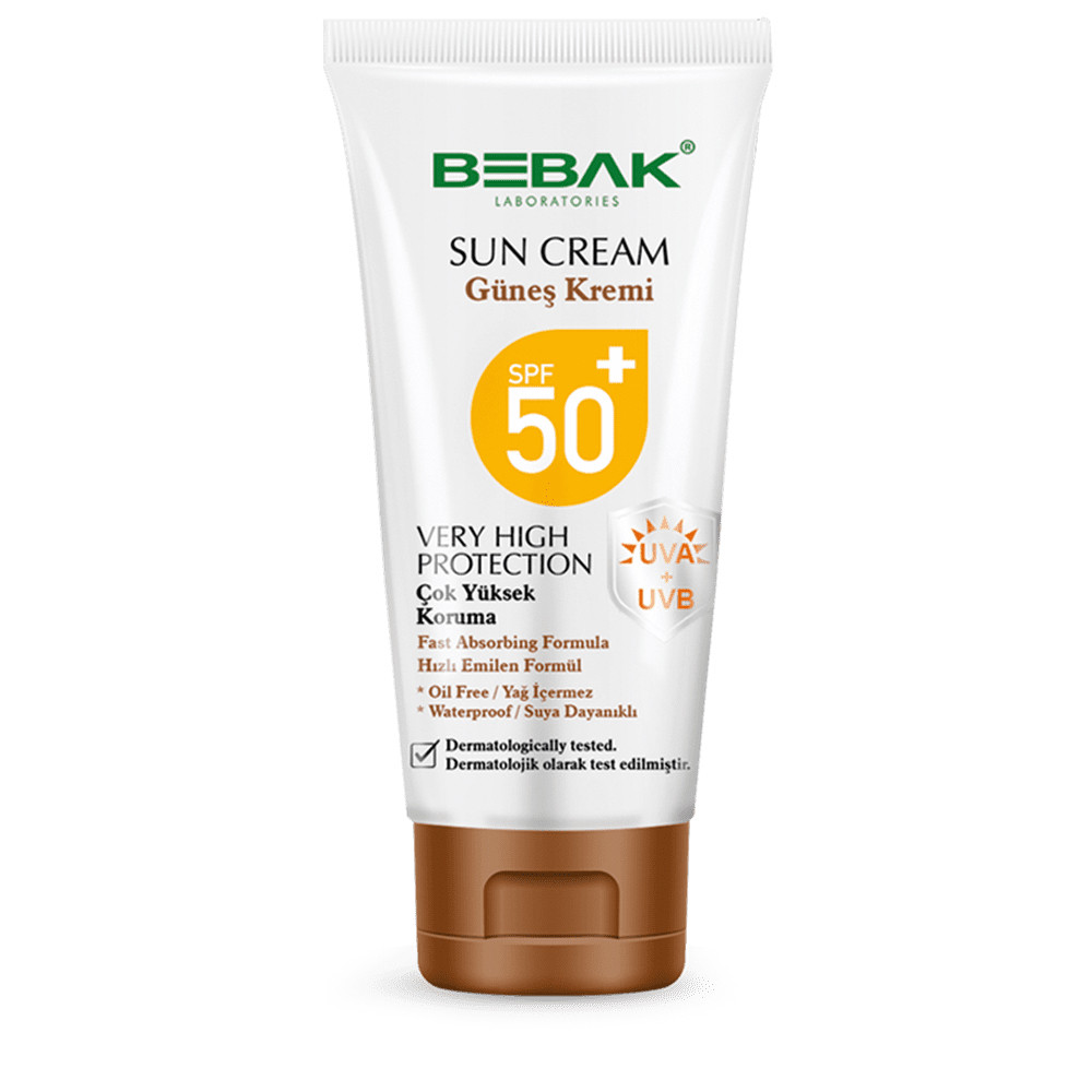 Сонцезахисний крем SPF 50+ BEBAK 75 мл