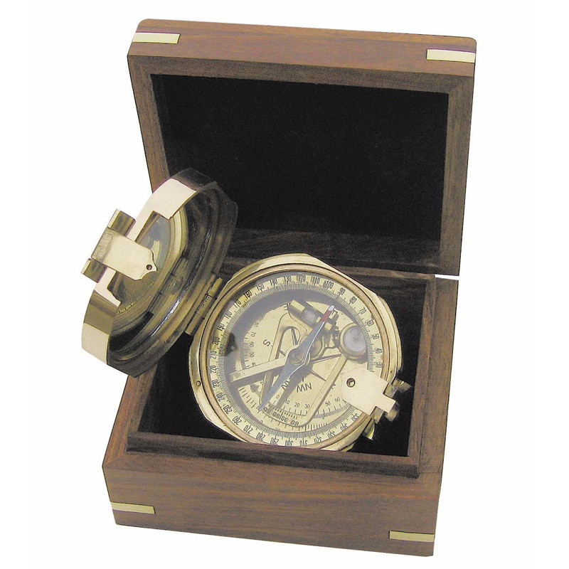 Морской сувенир компас в коробочке Sea Club, d-7,5 см. - фото 1 - id-p327029245