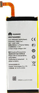 Акумулятор (АКБ) HB3742A0EBC для Huawei Ascend P6 (Li-ion 3.8V 2050mAh) AAAA