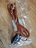 AUX АУХ Аудіо AV кабель (шнур) 3,5 — 2 тюльпани RCA, фото 4