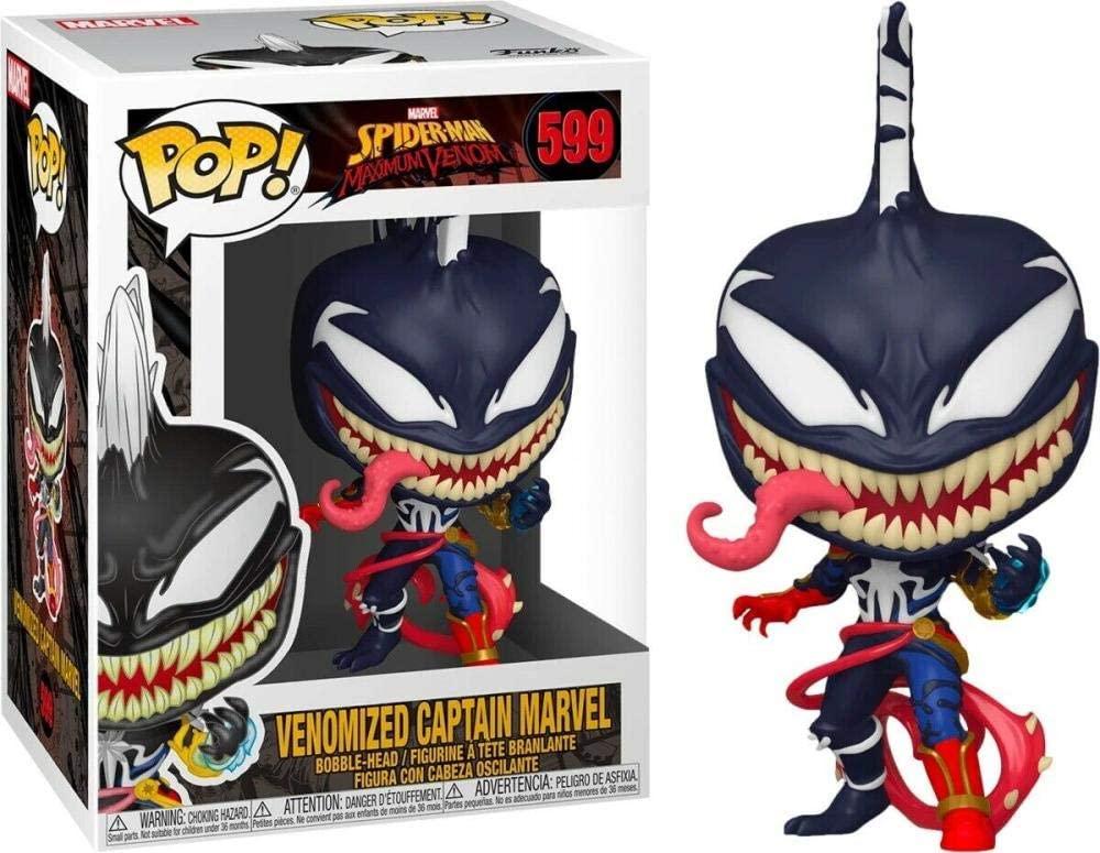Фігурка Funko Pop Веномізований Капітан Марвел Venomized Captain Marvel 10см VCM 599, фото 1