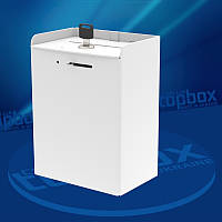 Белый ящик для сбора пожертвований 150x200x100 мм, объем 3 л.