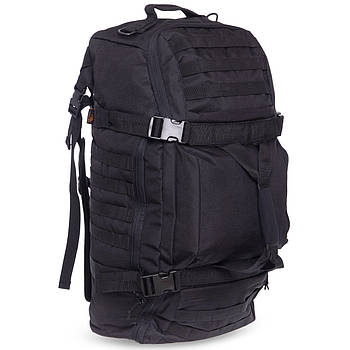 Рюкзак-сумка трансформер тактичний рейдовий SILVER KNIGHT 40 літрів TY-186-BK