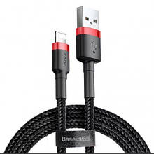 USB-кабель для швидкого заряджання iPhone Samsung Xiaomi Baseus 1m Lightning 2.4A/Micro Usb 2.4A/Type C 3A