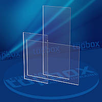 Прозрачный акрил размером 500x500 мм. Толщина 5 мм