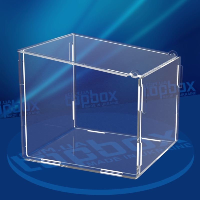 Акриловый контейнер для сухофруктов 120x150x120 мм, объем 1,4 л. - фото 1 - id-p1105706365